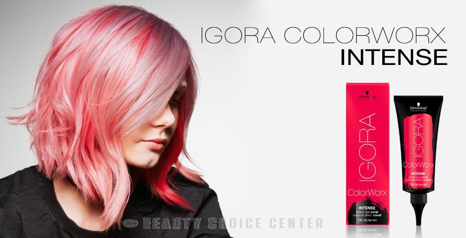 Schwarzkopf Igora ColorWorx INTENSE CORAL 100ml. 3.4oz. NEW LINE