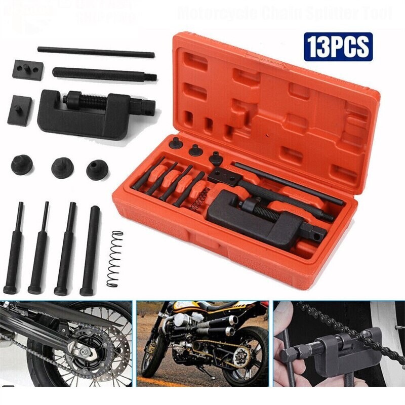 Solution pour changer facilement votre kit chaîne moto avec ce coffret de rive dérive complet