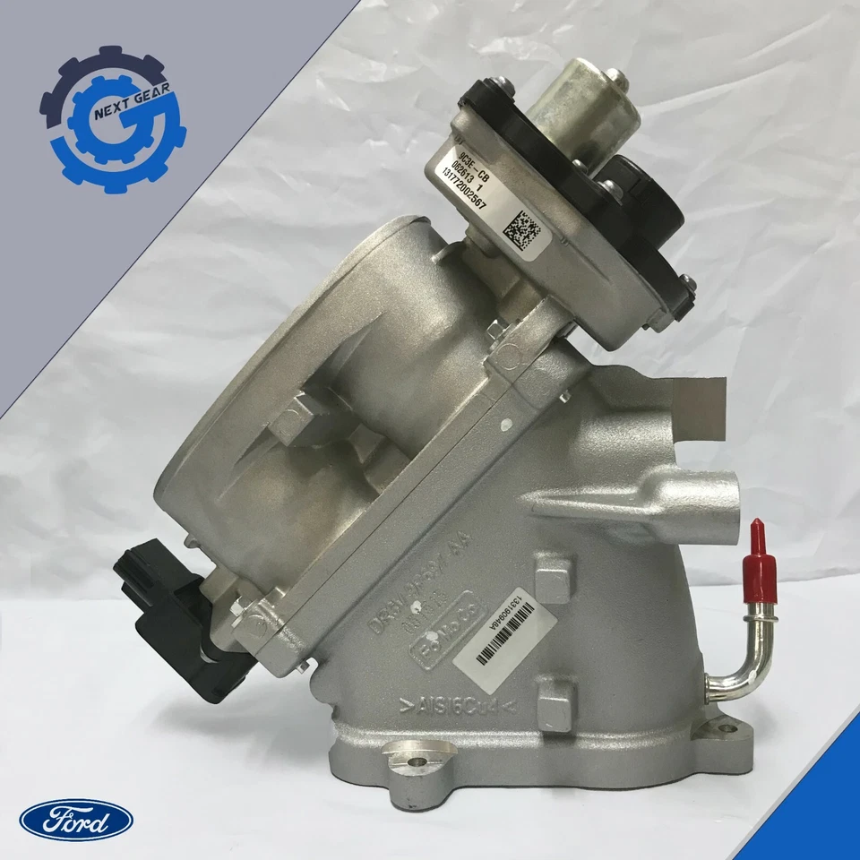 Cuerpo del acelerador OEM FORD MUSTANG SOBREALIMENTADO 5,8 L 9C3Z-9E926-C CON DR3V-9P697-AA Foto 3 de 4