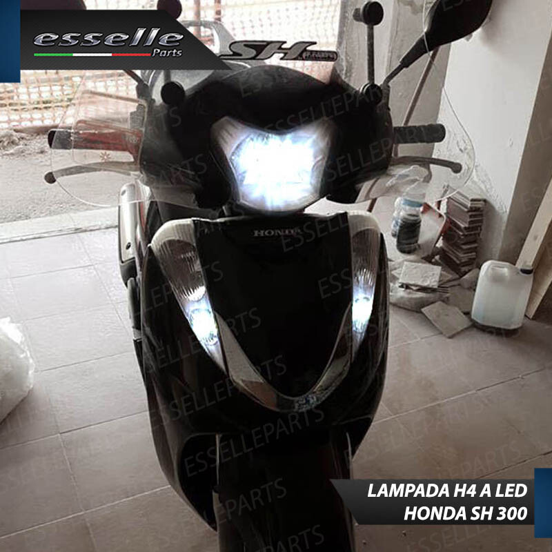 COPPIA LUCI POSIZIONE 5 LED PER HONDA SH 300 2011-2014 T10 W5W CANBUS 6000K