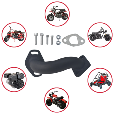 #ad #ad Inverted Intake Manifold Fit Coleman 196cc Mini bike Predator Ghost 212 224cc $36.99