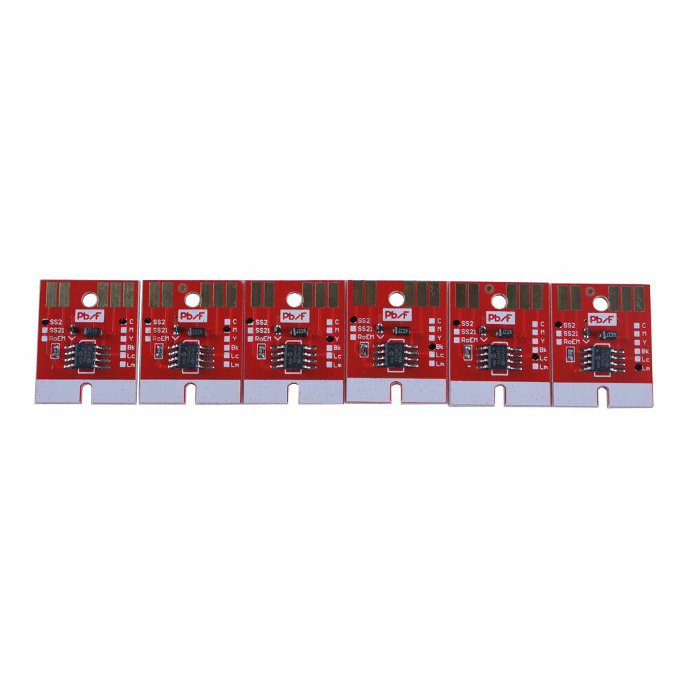 6 Colors for Mimaki JV3 SS2 Cartridge Auto Reset Chip Permanent Chip - CMYKLCLM Kupowanie bomb