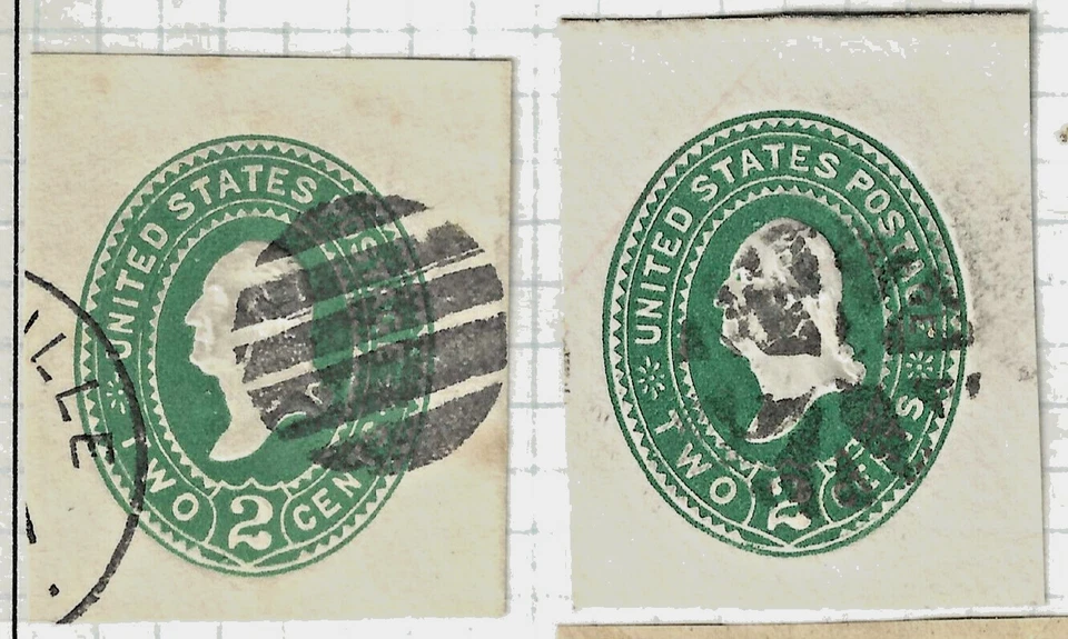 Collection Fancy Cancels GRID RADIAL ETC 3 Cent Washington Postal Corner US F26 - Image 3 of 3