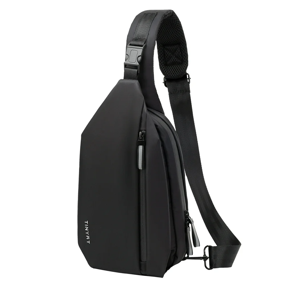Crossbody Bag for Men Black Sling Bag anti Theft Waterproof Shoulder Backpack fo-image