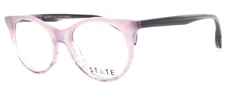 NEW STATE OPTICAL MELROSE LILIAC SMOKY QUARTZ AUTHENTIC EYEGLASSES 52-19 USA!
