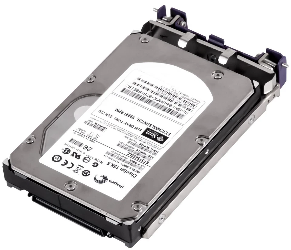 Disco Rigido Sun 540-6449-02 ST373455LSUN72G 73GB 15000U/Min SCSI U320 3.5'' - Immagine 2 di 3