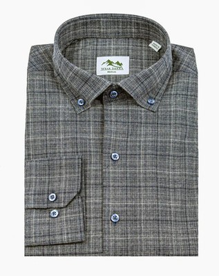 Wear Sierra Top Shelf Men's Turkish Cotton Navy Long Sleeve Button Down Shirt