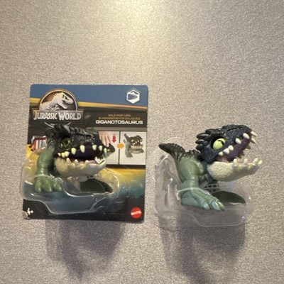 Mattel Jurassic World Wild Pop Ups Giganotosaurus Figurine Plastic Dinosaur