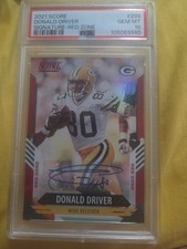 2021 Score Donal Driver Signature Red Zone/20 Psa10 Pop1