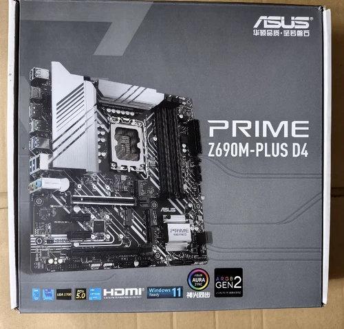 ASUS PRIME Z690M-PLUS D4 Micro ATX LGA1700 Intel Z690 DDR4 Motherboard