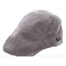 Gray Corduroy Newsboy Cap 2-4 years Kids Flat Cap