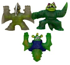 Heroes Of Goo Jit Zu Lot Of 3 Moose Enterprise Squishy Stretchy Monsters