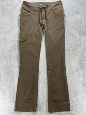 Columbia Sportswear Omni-Shield Hiking Pants Womens 6 Green Stretch Outdoor
