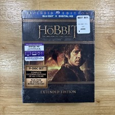 The Hobbit: Motion Picture Trilogy Extended Edition (Blu-ray, 2015) New Sealed