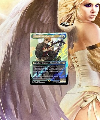 THE WANDERING MINSTREL FINAL FANTASY MTG MAGIC THE GATHERING RARE 548 SURGE FOIL
