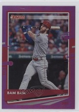 2020 Panini Donruss Nickname Variation Holo Purple Bryce Harper (Bam Bam) 0wl9