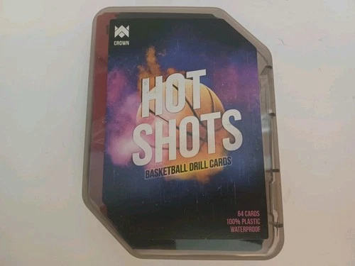 Hot Shots Basketball Drill Cards Deck for All-Around Training Skill Development