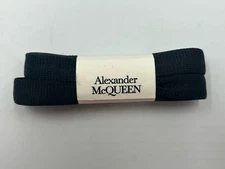 Authentic Alexander McQueen Black Shoe Laces Replacement Sneakers