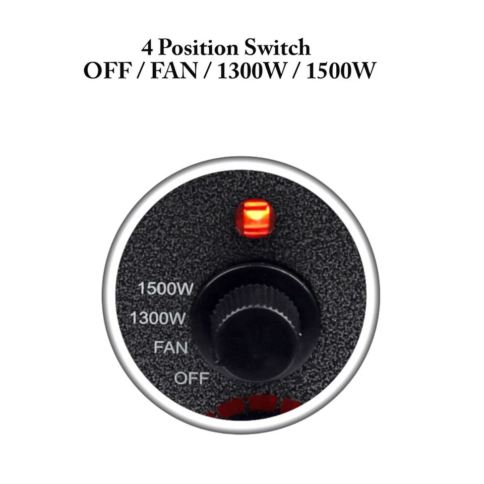 Aquecedor utilitário portátil tamanho completo Optimus H-3013 - Imagem 2 de 4