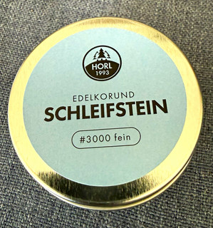 HORL 2 HORL 1993 Edelkorund Schleifstein #3000 fein Ersatzscheibe Silber/Blau