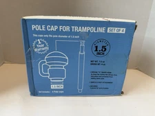 Trampoline Pole Cap Fits 1.5" Diameter Pole Upper Bounce Set Of 4