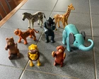 Vintage 70's Fisher Price Zoo Animals