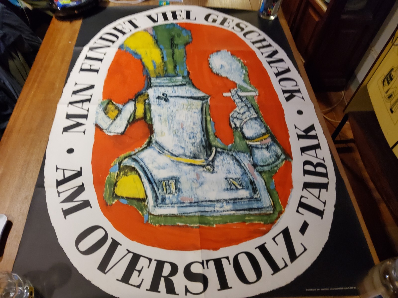 ORIGINAL POSTER/AFFICHE/MANIFESTO VINTAGE OVERSTOLZ by C.Alois 1952