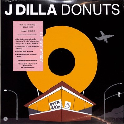 J Dilla / DONUTS (2LP 180 G VINYL/ 45 RPM) / Stones Throw Records / STH2126-10L