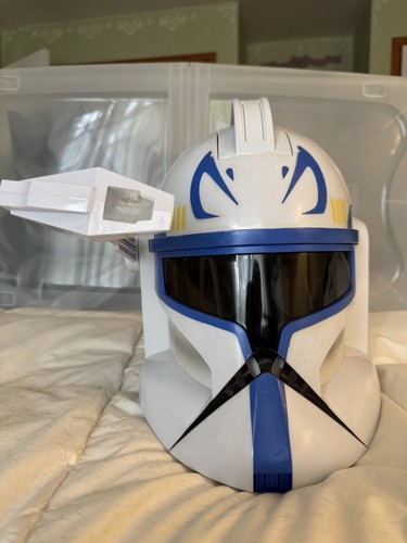 Star Wars Hasbro 2008 Captain Rex Clone Trooper Voice Changer Helmet • Works - Picture 5 of 6