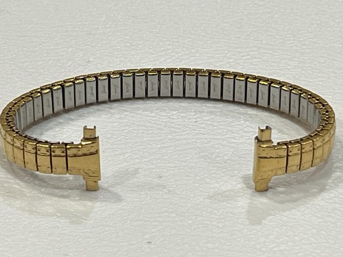 11 12 13 14 mm VINTAGE SPEIDEL GOLD TWIST O FLEX EXPANSION LADIES WATCH BAND NEW - Picture 7 of 14