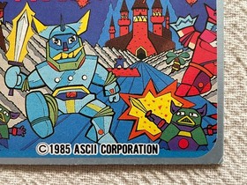 Bokosuka Wars 1985 Menko Mini Card 297 Family Computer Amada Nintendo Game Japan