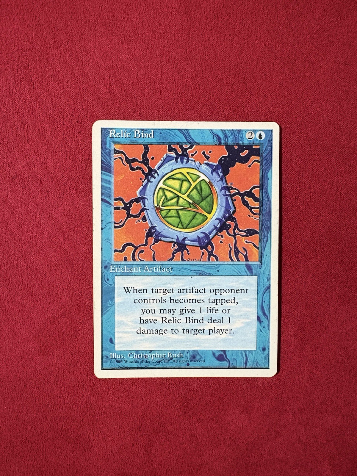 Relic Bind - 4th Fourth Edition Magic The Gathering MTG Vintage Classic