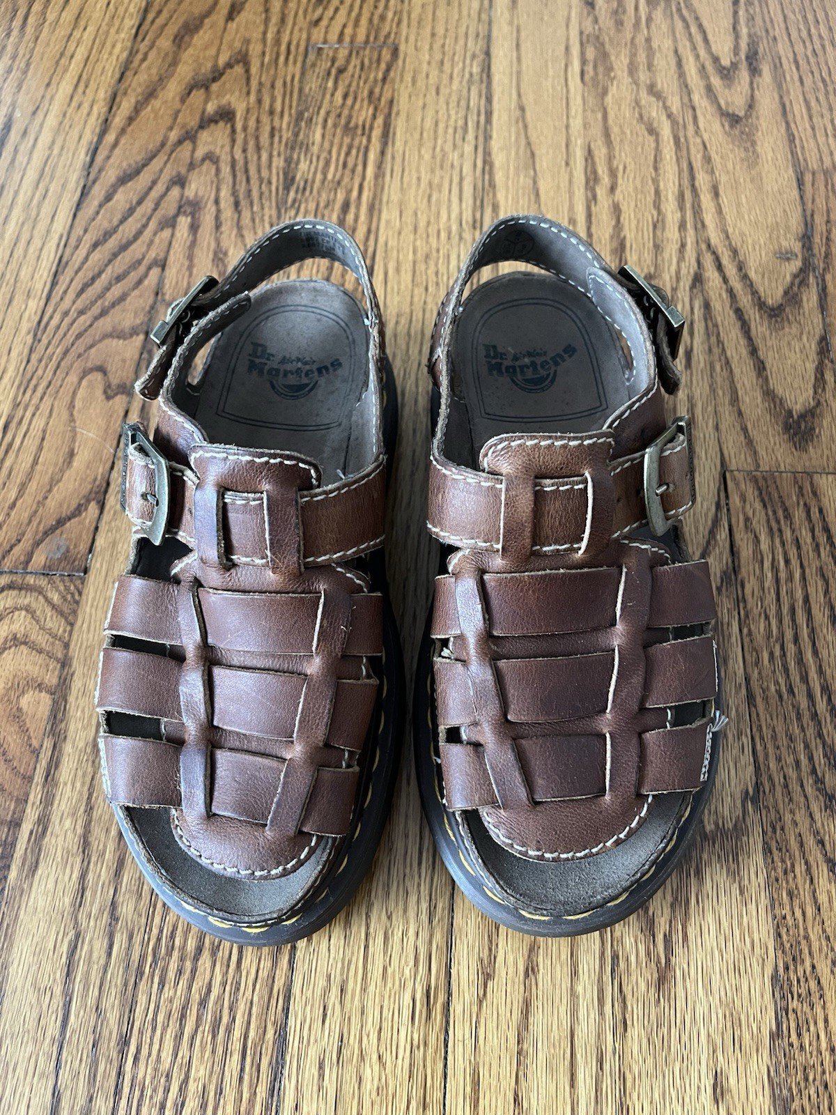 Dr. Martens Brown Leather Sandals US Size 9, EU 42