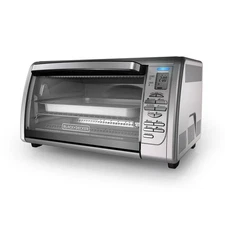 BLACK+DECKER Countertop Convection Toaster Oven, Stainless Steel, CTO6335S