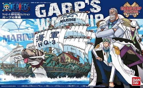 Bandai Hobby One Piece Garp's Marine Warship Grand Ship Collection Model Kit USA