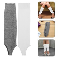 2 Pairs Ballet Leg Warmers Women Knitted Socks Decorative Lounge Socks For Dance