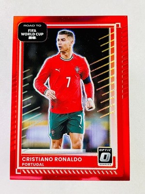 2025-26 Donruss Road to FIFA World Cup ‘26 Cristiano Ronaldo #91 Optic Red /199
