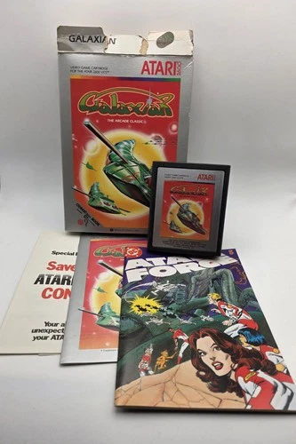 Galaxian (Atari 2600) CIB Complete With Manual And Comic Book