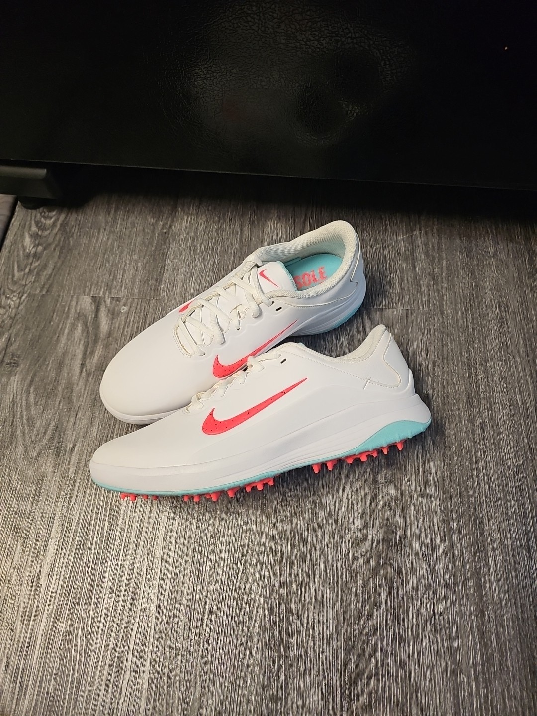 -fitsole Mens Sz 10 White, Hot Punch Aq2302-104