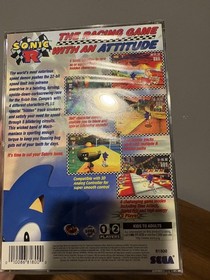 Sonic R (Sega Saturn, 1997) Tested Complete Humidity Damage Read Description 