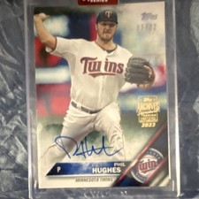 Topps Archives Signature Series Autograph Phil Hughes Twins #161  1 of 22