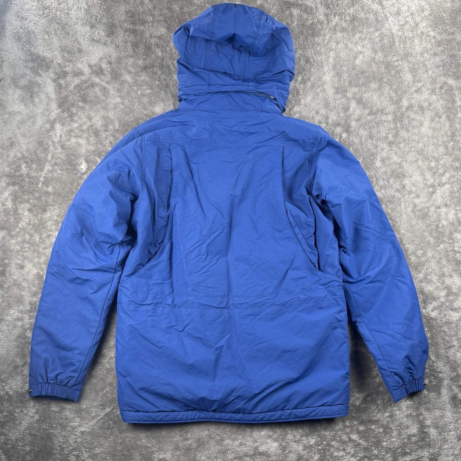 Patagonia Isthmus Parka Coat Sherpa Lined Full Zip Men’s Blue Sz XS Fall ‘17 image 7