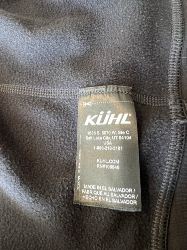 Kuhl Dynawool Skuba Hoody, men's large, raven (black), style 3147, excellent - Picture 9 of 13