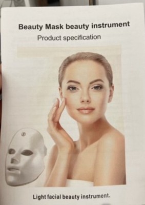LED Light Therapy Facial Mask   Skin Rejuvenation Beauty Instrument Anti-Aging