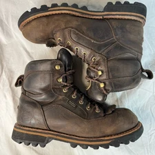 Red Wing Irish Setter Hunt Waterproof Brown Leather Boots Mens 9D 878