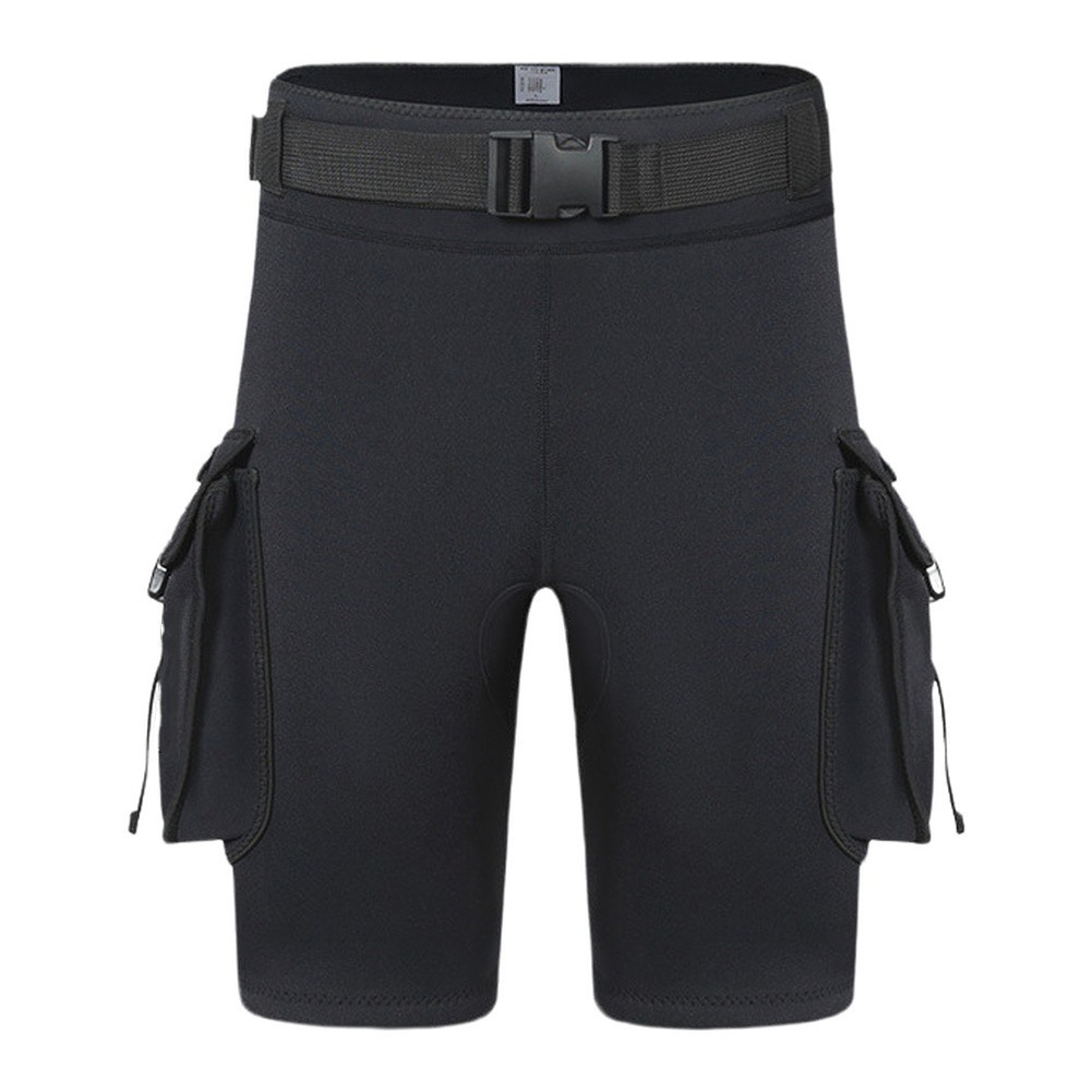 FILA Pantaloncini da immersione da uomo 3 mm con vita regolabile e doppie tasche per canottaggio