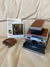 Polaroid sx-70 Alpha 1 instant camera-film flash tested-Great-Ships Same Day