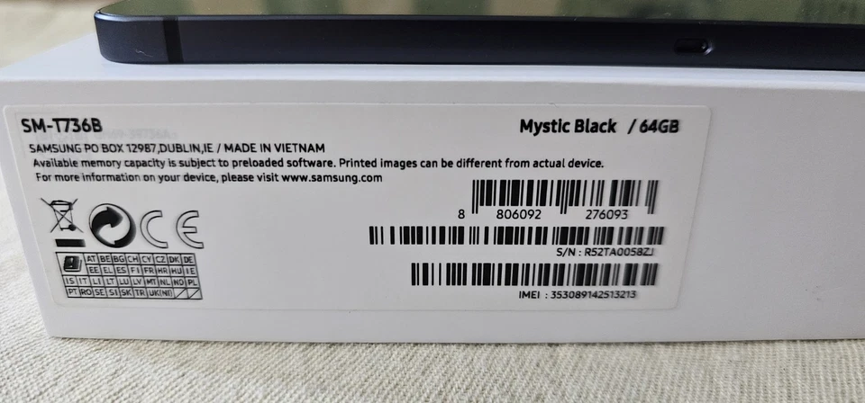 Samsung Galaxy Tab S7 FE SM-T736B 64GB, Wi-Fi+5G , 12,4" Pen+ Ladegerät Top!!! - Bild 2 von 4