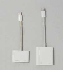 Apple Lightning to USB Camera Lightning to HDMI Adapters Bundle A1619 A1438