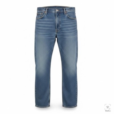Levis 550 Jeans Mens 40x32 Blue Medium Wash Relaxed Tapered Denim Zip Fly